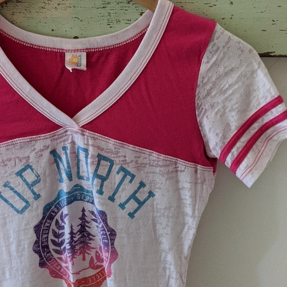 Up North Boulder Junction, Wisconsin Short and Long Sleeve Shirt Bundle, M - Picture 10 of 15